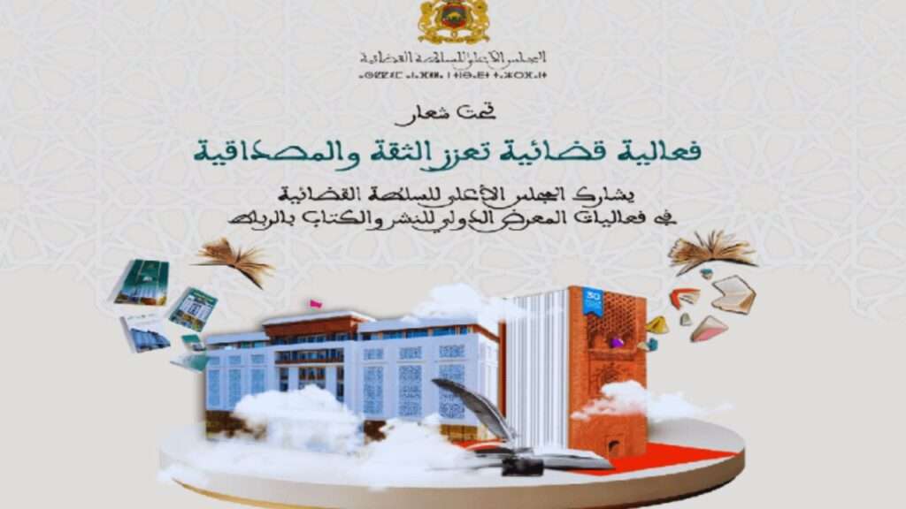 جريدة الاخبار 24 % - المجلس الأعلى للسلطة القضائية رافد للثقافة القانونية بالمعرض الدولي للنشر والكتاب