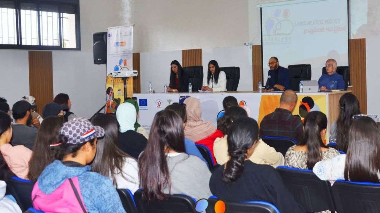 جريدة الاخبار 24 % - انطلاق مشروع مصالحة لمناهضة العنف ضد النساء وحماية القاصرين والشباب بخريبكة