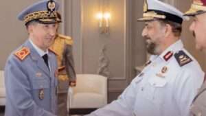 جريدة الاخبار 24 % - زيارة عمل للفريق أول محمد بريظ لقطر لترسخ التعاون العسكري المشترك