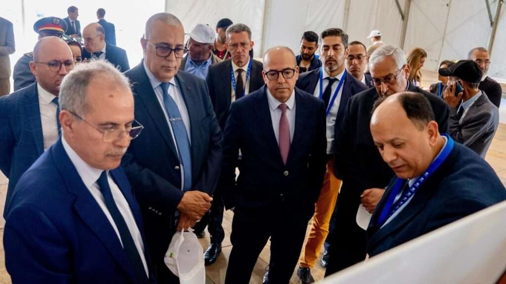 جريدة الاخبار 24 % - زيارة وزير الفلاحة لورشة تهيئة موقع الملتقى الدولي للفلاحة مكناس