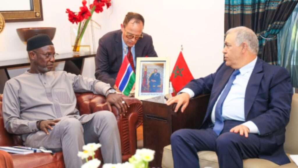 جريدة الاخبار 24 % - وزير الداخلية المغربي يستقبل نظيره الغامبي بالرباط