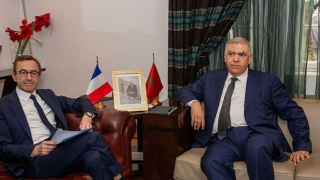 جريدة الاخبار 24 % - وزير الداخلية المغربي يستقبل نظيره الفرنسي بالرباط