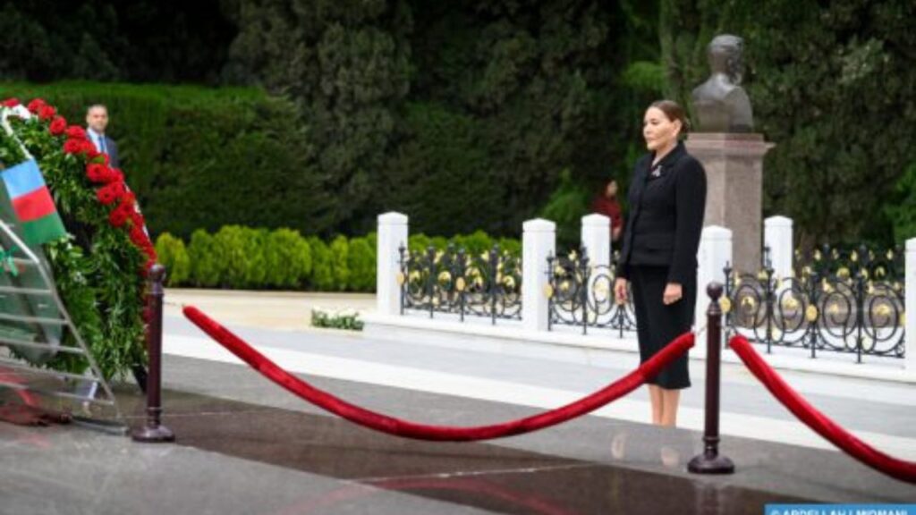 جريدة الاخبار 24 % - صاحبة السمو الملكي الأميرة للا حسناء تحيي رموز استقلال أذربيجان خلال زيارة رسمية