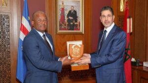 جريدة الاخبار 24 % - رئيس المجلس الأعلى للسلطة القضائية يتباحث مع النائب العام لجمهورية الرأس الأخضر