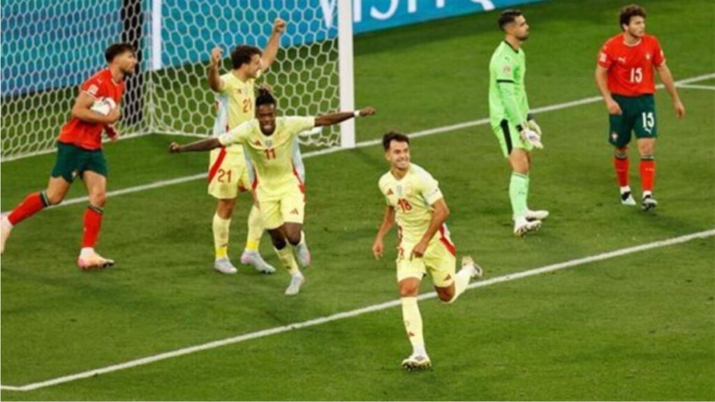 جريدة الاخبار 24 % - البرتغال تتوج بلقب دوري الأمم الأوروبية بفوز على إسبانيا بركلات الترجيح