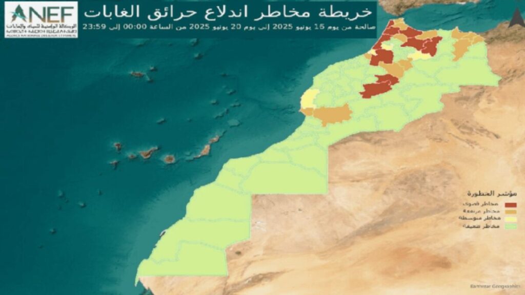 الوكالة الوطنية للمياه والغابات تطلق نظاما استباقيا لرصد حرائق الغابات - 2025 جريدة الاخبار 24 % - الوكالة الوطنية للمياه والغابات تطلق نظاما استباقيا لرصد حرائق الغابات