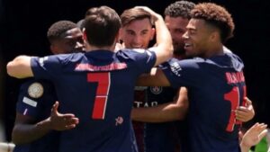 جريدة الاخبار 24 % - باريس سان جيرمان يهزم أتلتيكو مدريد بأربعة أهداف في افتتاح الموندياليتو