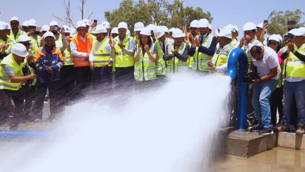 جريدة الاخبار 24 % - المكتب الشريف للفوسفاط يطلق أطول أنبوب لنقل المياه بين مدينتي جرف الأصفر خريبكة