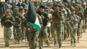 جريدة الاخبار 24 % - أطفال بتندوف بالزي الخطأ براءة تجند في معسكرات بلا أفق