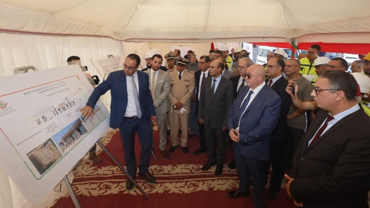 جريدة الاخبار 24 % - عامل إقليم تازة يشرف ميدانيا على مشاريع تنموية في الذكرى 26 لعيد العرش