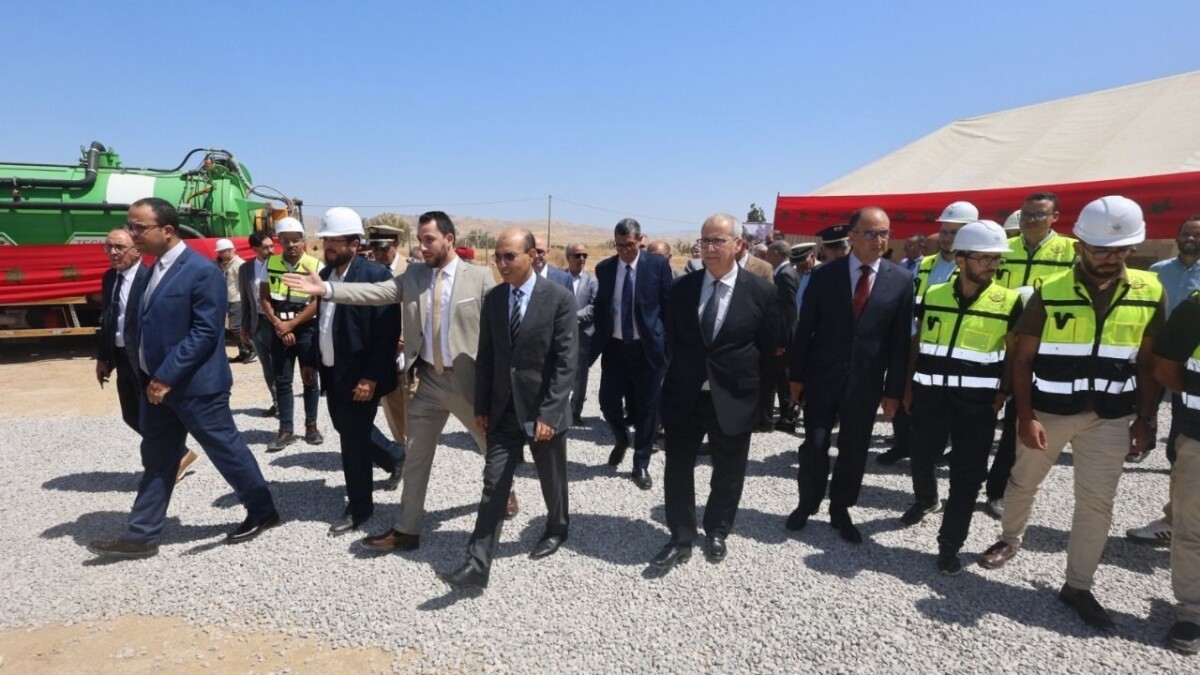 جريدة الاخبار 24 % - عامل إقليم تازة يشرف ميدانيا على مشاريع تنموية في الذكرى 26 لعيد العرش