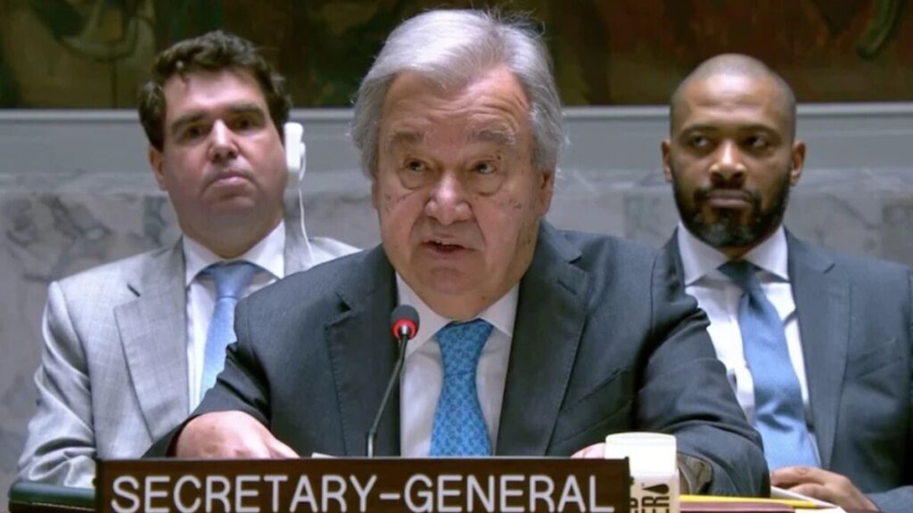 جريدة الاخبار 24 % - تقرير غوتيريش يدعو لحل النزاع المفتعل بالصحراء المغربية