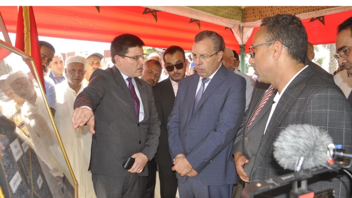 جريدة الاخبار 24 % - عامل إقليم سيدي قاسم يعطي انطلاقة مشروع تهيئة مركز سيدي الكامل