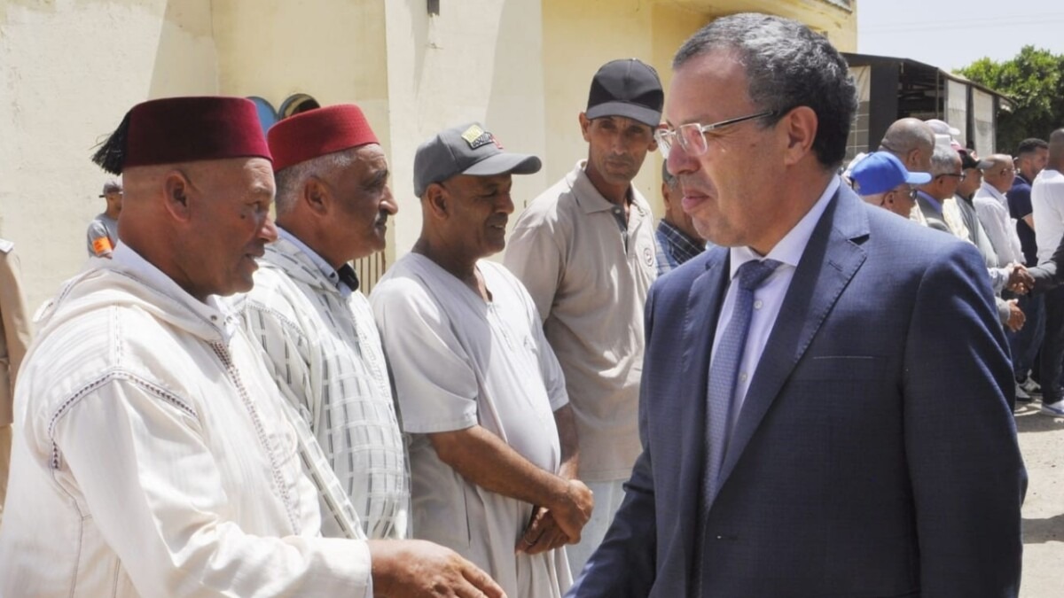 جريدة الاخبار 24 % - عامل إقليم سيدي قاسم يعطي انطلاقة مشروع تهيئة مركز سيدي الكامل