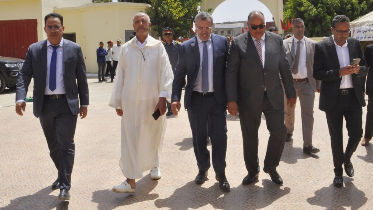 جريدة الاخبار 24 % - عامل إقليم سيدي قاسم يعطي انطلاقة مشروع تهيئة مركز سيدي الكامل