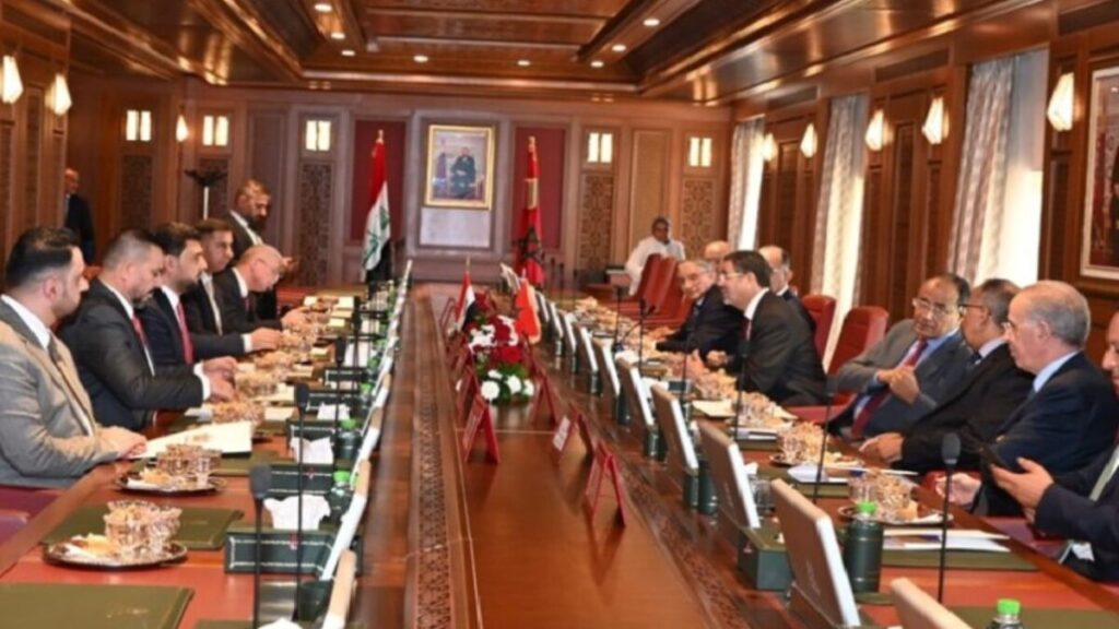 جريدة الاخبار 24 % - محمد عبد النباوي يستقبل وزير العدل العراقي