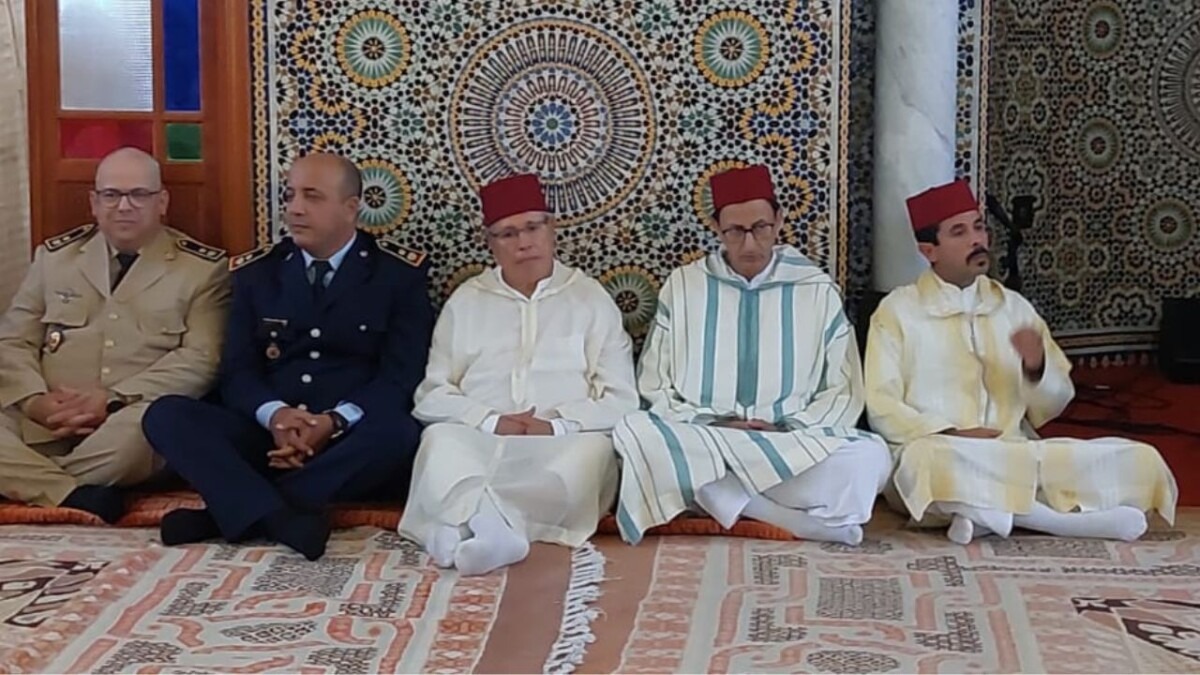 جريدة الاخبار 24 % - عامل إقليم القنيطرة يحيي ذكرى المولد النبوي الشريف بمسجد لالة خديجة