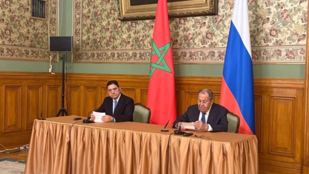 جريدة الاخبار 24 % - بوريطة ولافروف يرسخان الشراكة والتنسيق الإقليمي والدولي