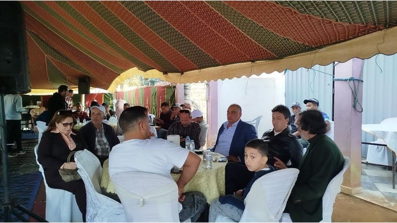 جريدة الاخبار 24 % - تعاونية العولة بالمناصرة تحتفي بالذكرى الخمسين للمسيرة الخضراء