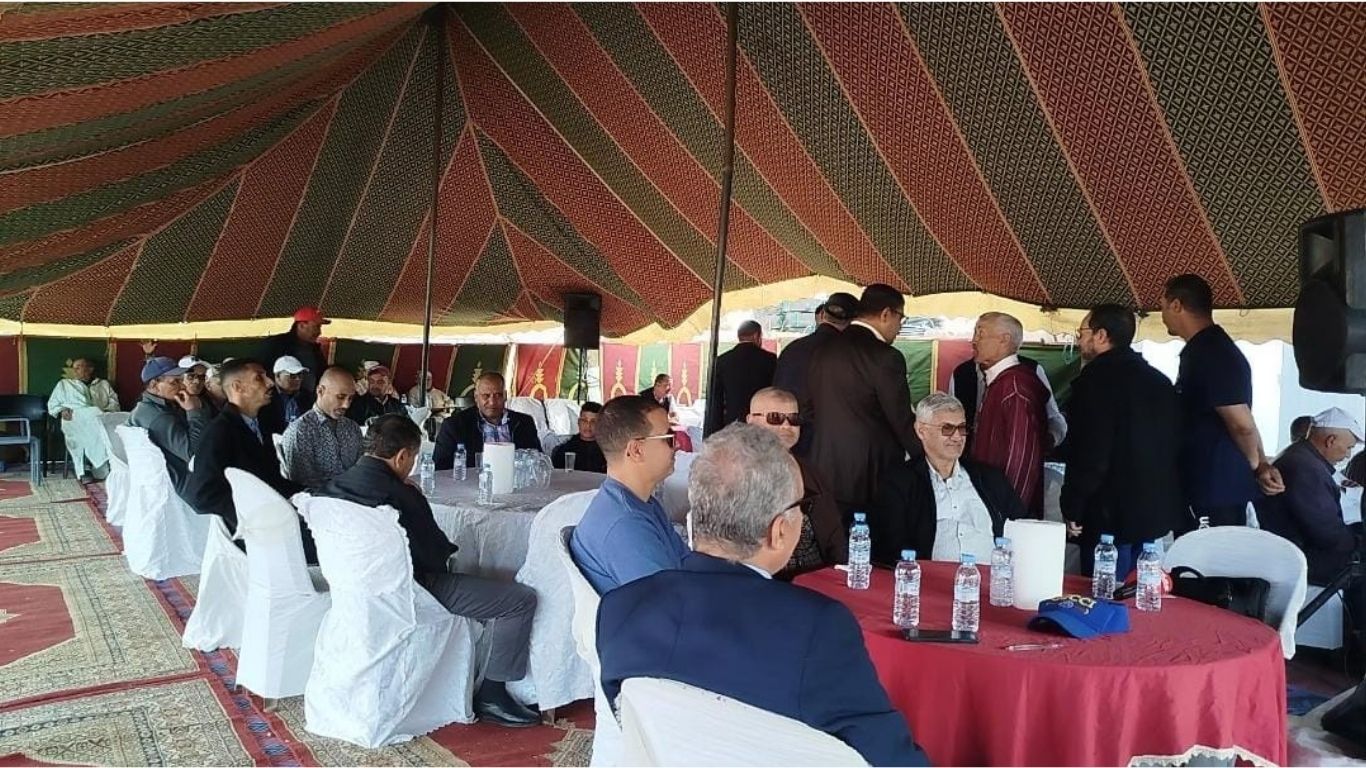 جريدة الاخبار 24 % - تعاونية العولة بالمناصرة تحتفي بالذكرى الخمسين للمسيرة الخضراء