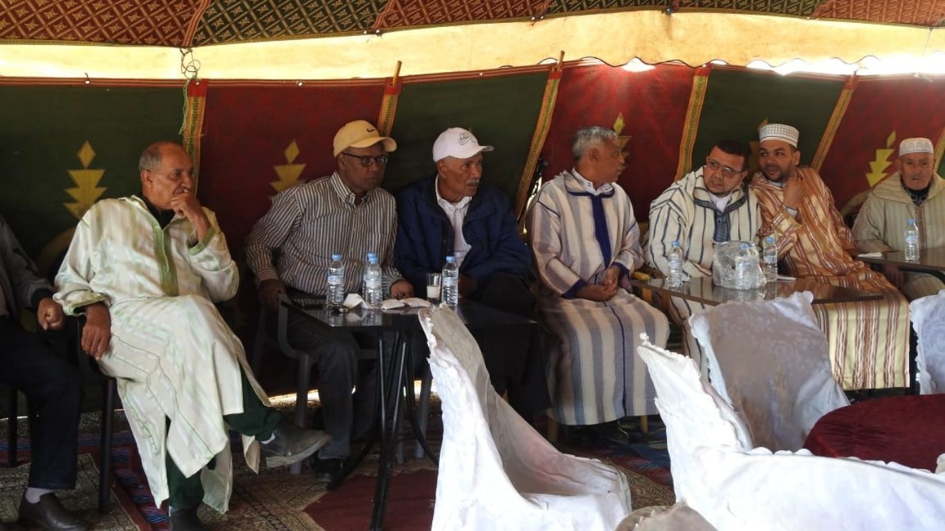 جريدة الاخبار 24 % - تعاونية العولة بالمناصرة تحتفي بالذكرى الخمسين للمسيرة الخضراء