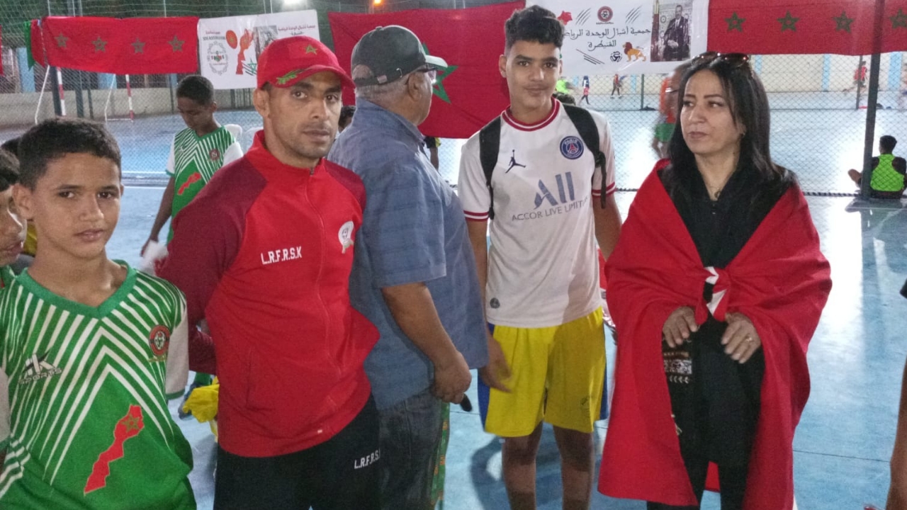 جريدة الاخبار 24 % - جمعية أشبال الوحدة الرياضية بالقنيطرة تحتفي بالمسيرة الخضراء