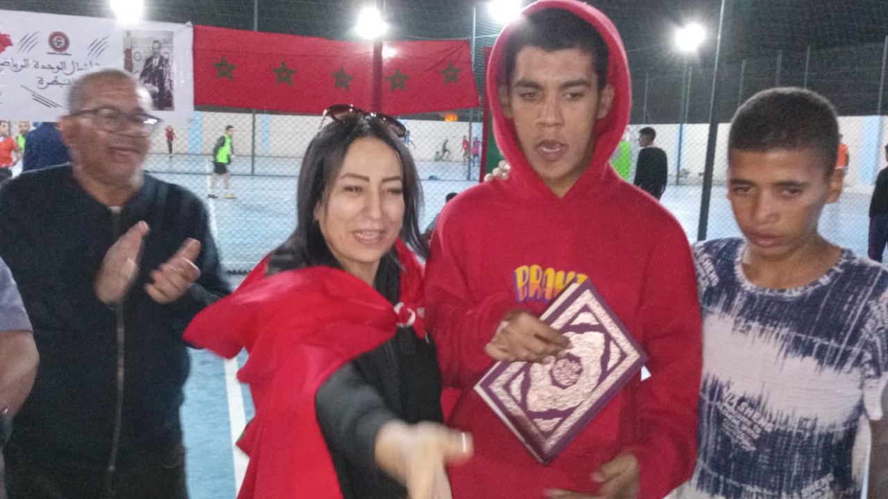 جريدة الاخبار 24 % - جمعية أشبال الوحدة الرياضية بالقنيطرة تحتفي بالمسيرة الخضراء