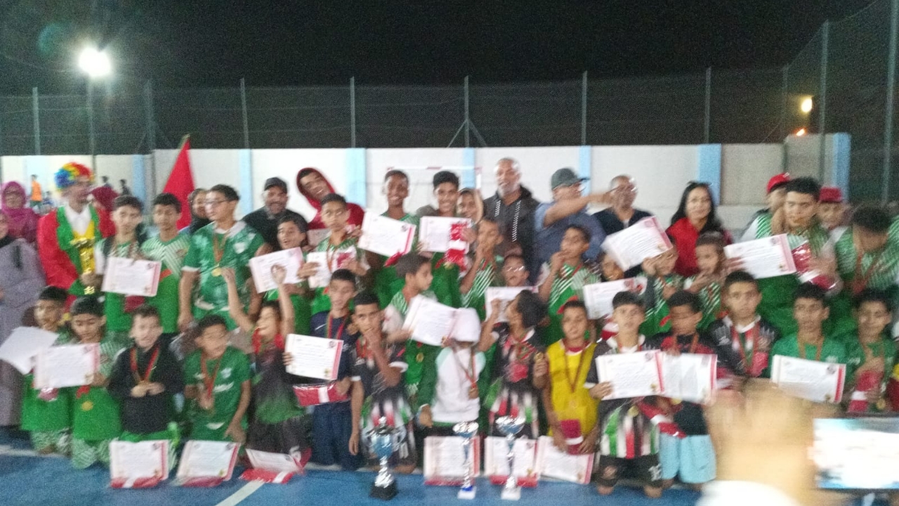 جريدة الاخبار 24 % - جمعية أشبال الوحدة الرياضية بالقنيطرة تحتفي بالمسيرة الخضراء