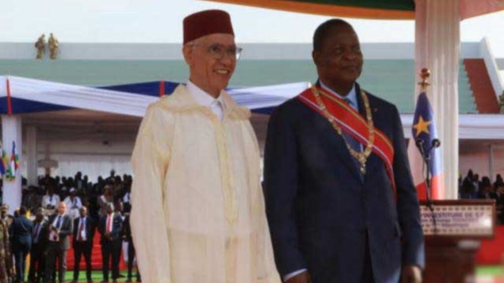 جريدة الاخبار 24 % - الطالبي العلمي يمثل جلالة الملك في تنصيب رئيس جمهورية إفريقيا الوسطى