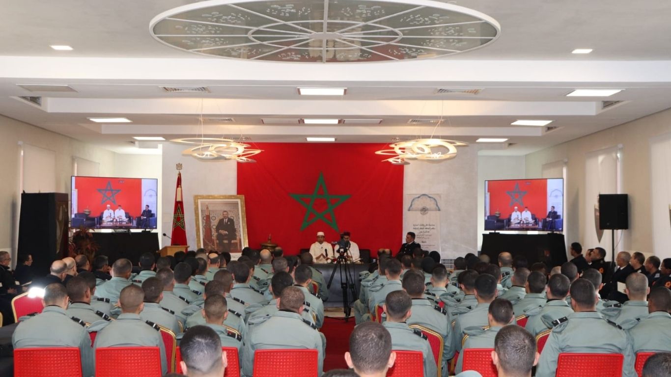 جريدة الاخبار 24 % - المعهد الملكي للشرطة بالقنيطرة يحتضن النسخة الثانية لمسابقة تجويد القرآن الكريم