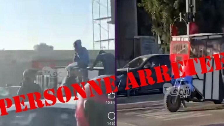 توقيف سائق متهور لدراجة ثلاثية العجلات بالممرات المخصصة للباصواي جريدة الاخبار 24 % - توقيف سائق متهور لدراجة ثلاثية العجلات بالممرات المخصصة للباصواي