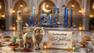 تهنئة بمناسبة عيد الأضحى المبارك